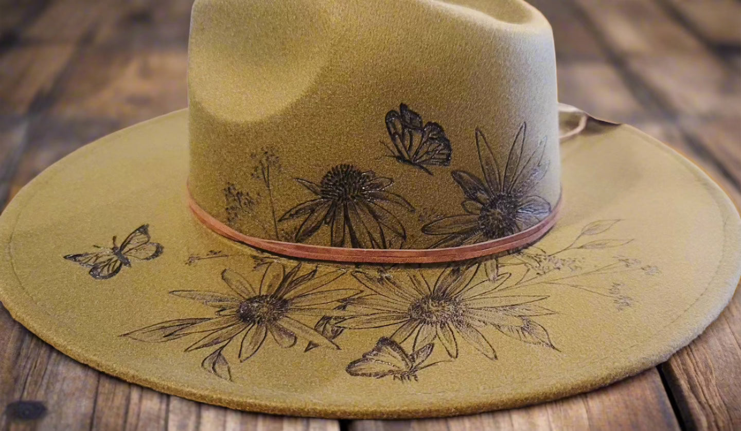 Cowboy Hats by Rilie Tane Art